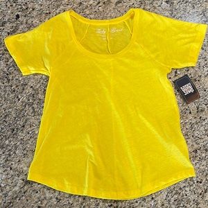 Lucky Brand Bright Yellow shirt